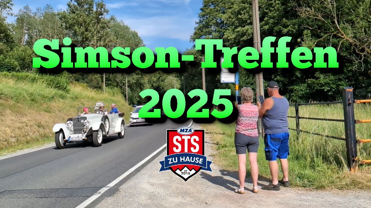 Simson-Treffen Suhl 2025 - Ausfahrt