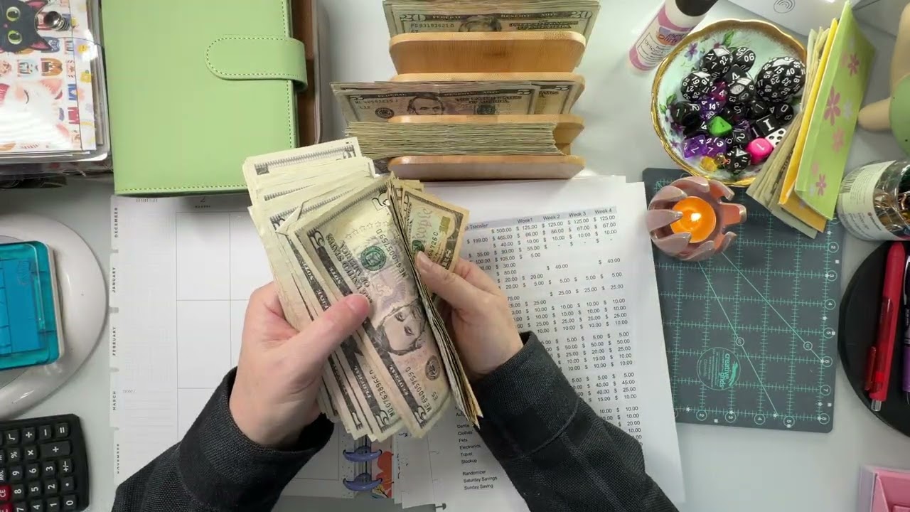 Setting Up My March Budget & New Wallet