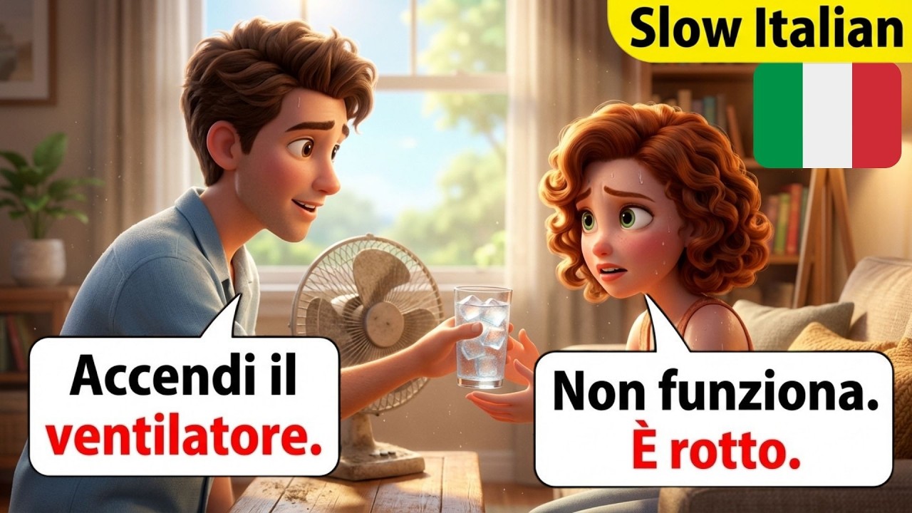🇮🇹 20-Minute Italian Conversation Practice | A1-A2 🇮🇹