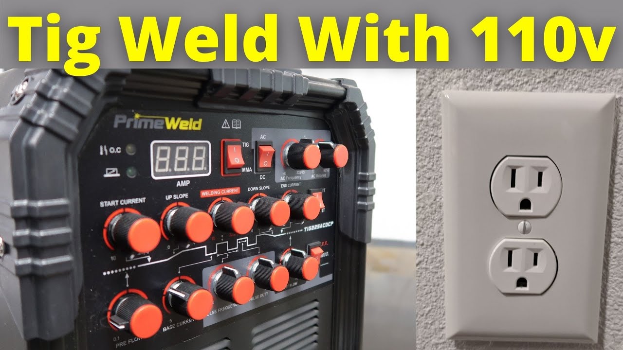 Primeweld Tig 225  capabilities on a house hold wall out let