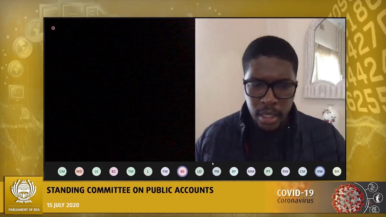 Standing Committee on Public Accounts, (National Assembly) 15 July 2020