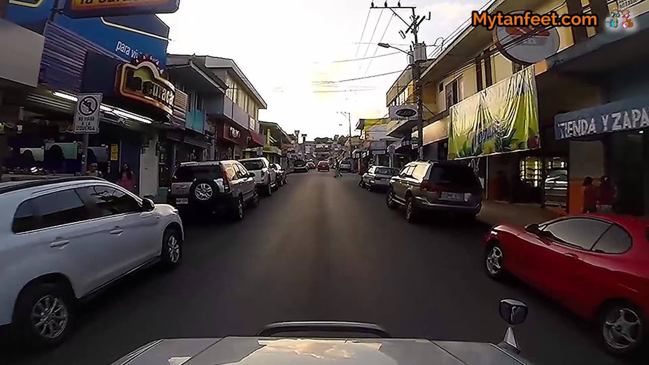 Driving around San Isidro del General, Costa Rica