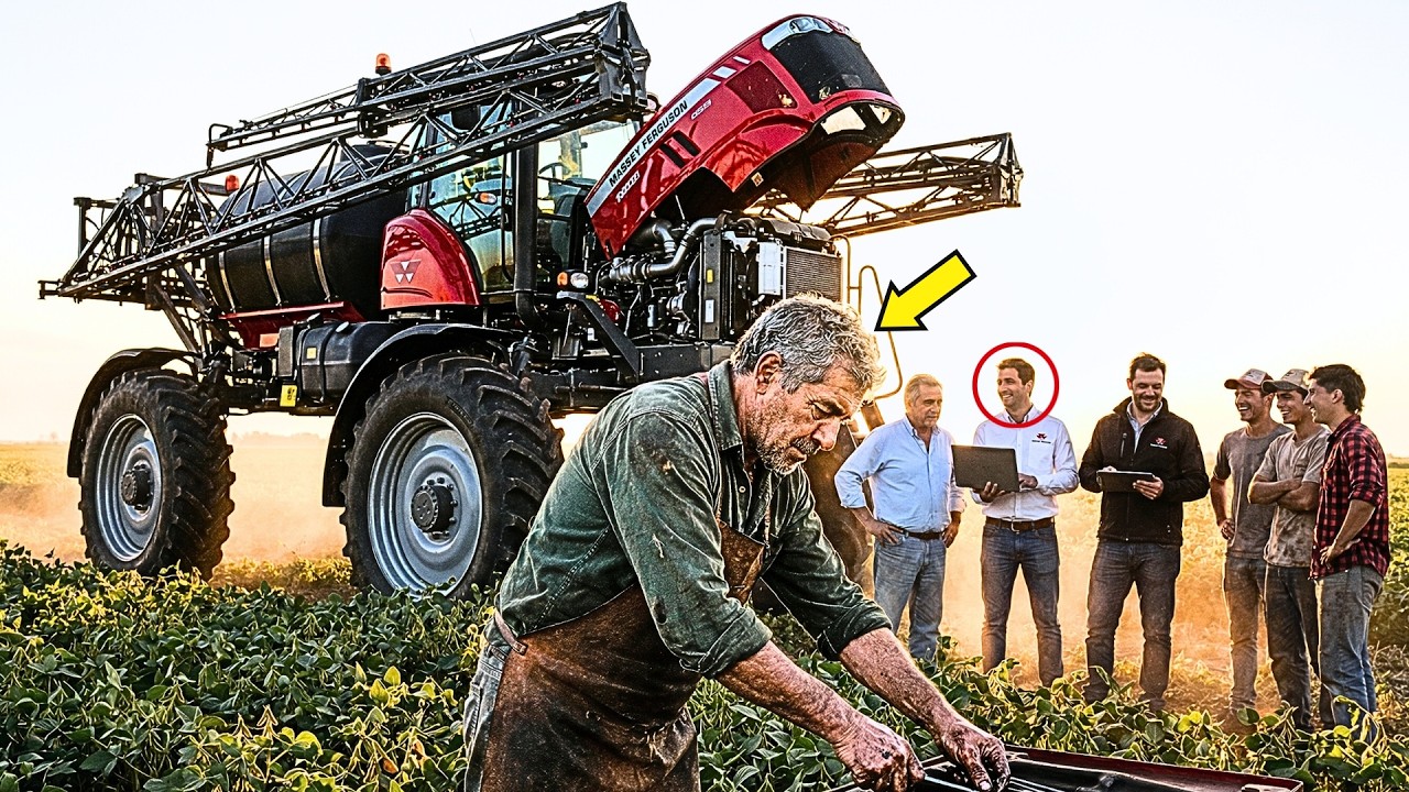 “¡NADIE CONSIGUIÓ ARREGLAR ESTA MASSEY FERGUSON!” — SE RIERON DEL VIEJO…HASTA QUE EL METIÓ LA MANO..