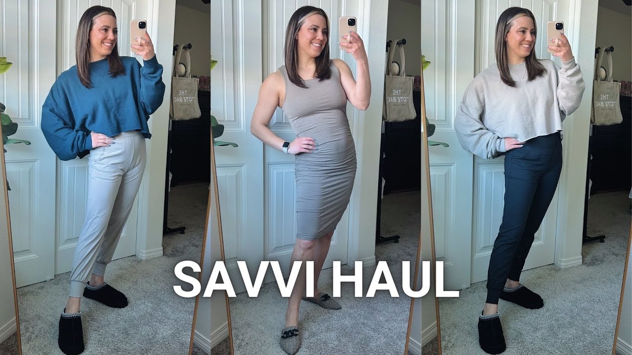 SAVVI HAUL | versatile pieces for work, the gym & more!!