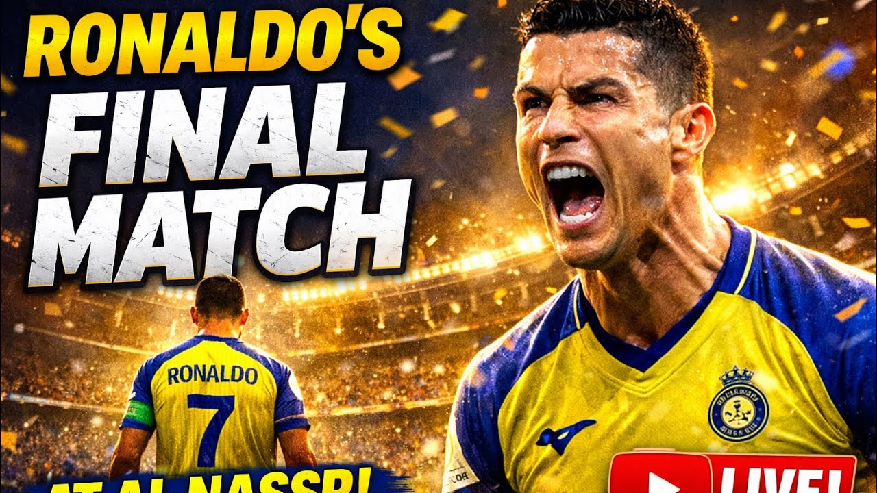 Ronaldo last  match at Al Nassar