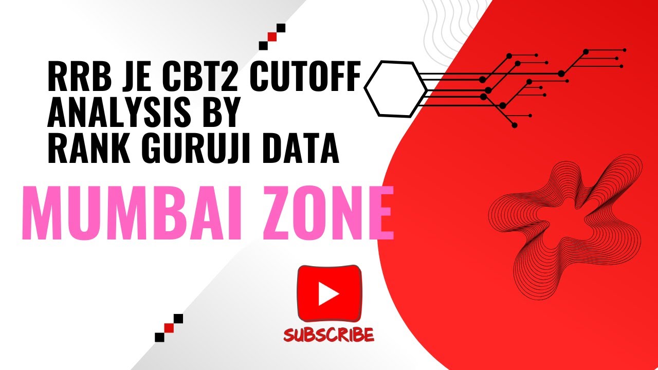 Rrb je CBT 2 cutoff prediction for RRB JE CIVIL MUMBAI ZONE