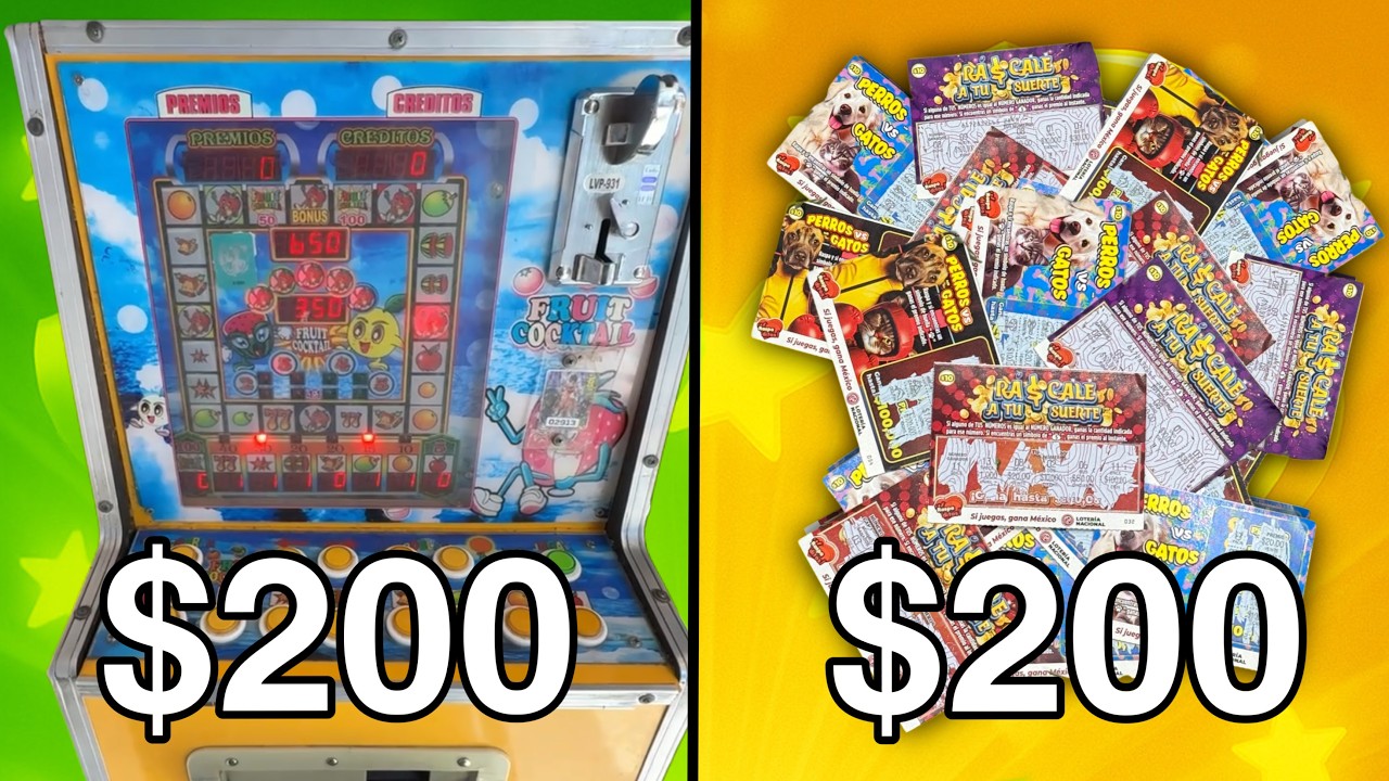 Maquinitas vs Rasca y Gana *APOSTE TODO*