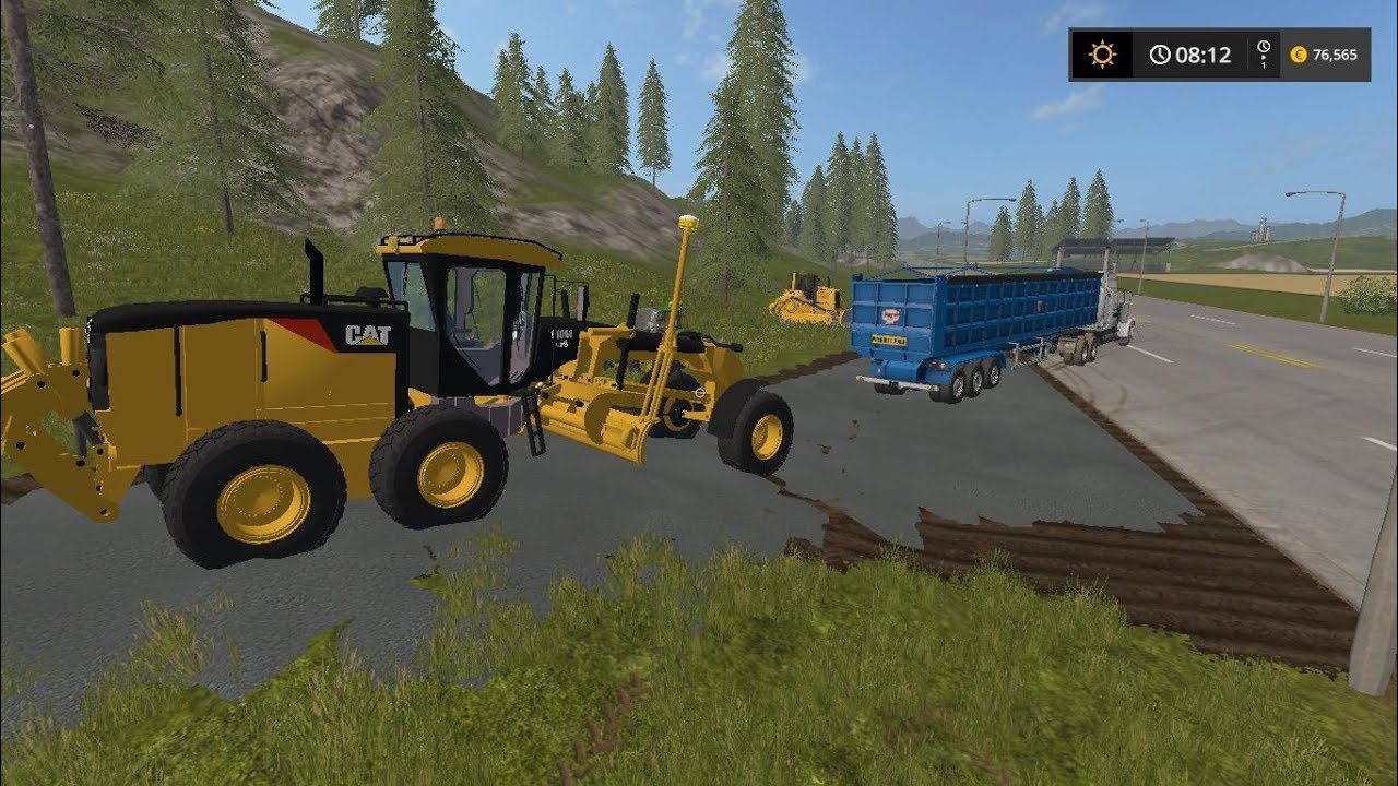 Laying asphalt | Lawn Care | Farming Simulator 2017 | Episode 14