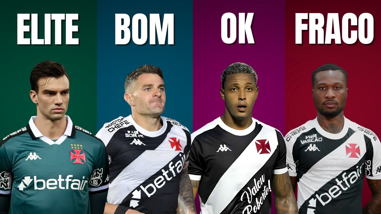Classificando o Elenco do VASCO: Quem Realmente &eacute; Craque? (Tier List)