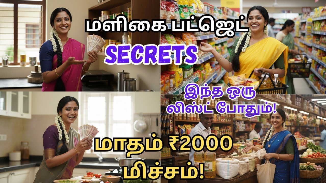 இந்த ஒரு லிஸ்ட் போதும்! மளிகை பட்ஜெட்டை பாதியாக குறைக்கலாம் | Smart Grocery Planning Tamil Save ₹200