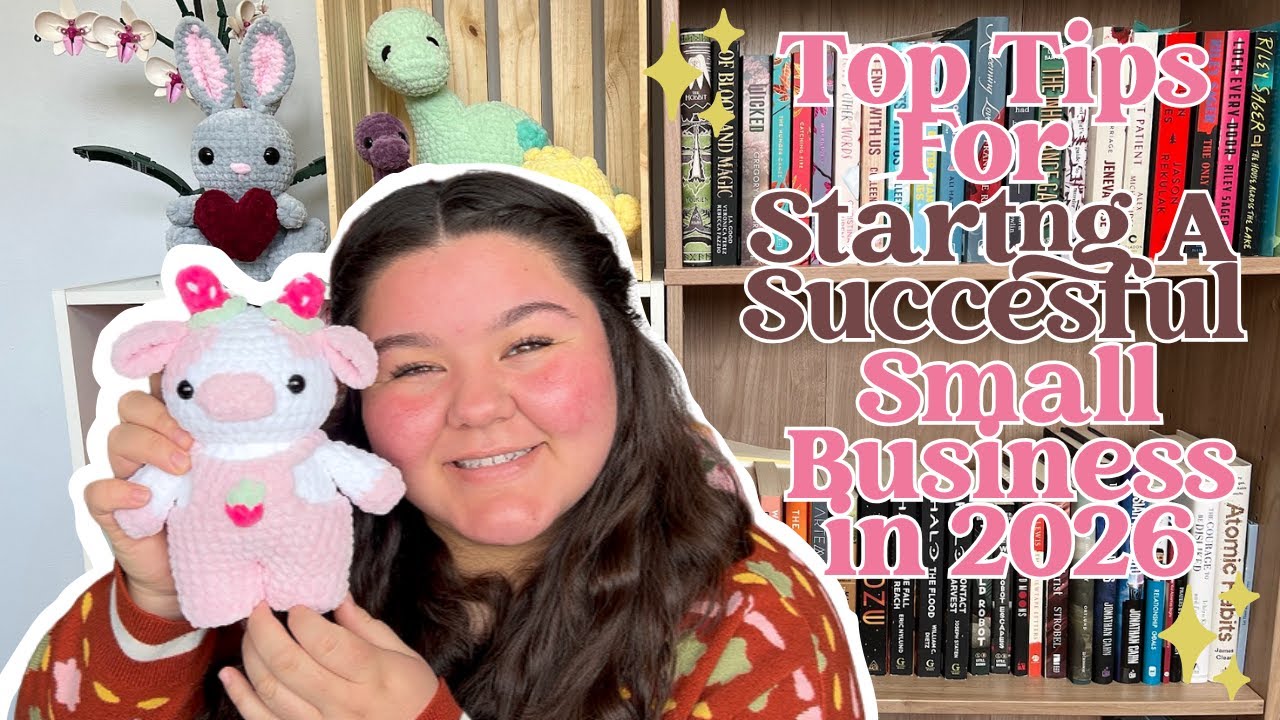Top Tips For Starting A Succesful Small Business in 2026//Creative small business tips