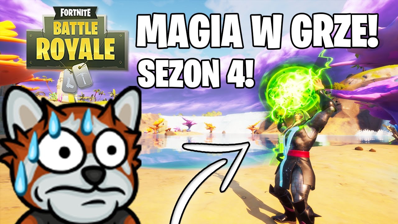 SEZON 4! KARNET! NOWE MITYCZNE RZECZY! JESTEM CZARODZIEJEM - Fortnite Ewron