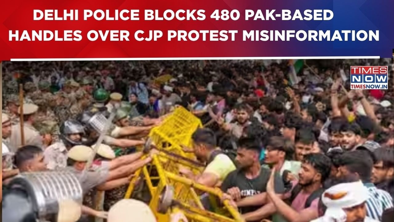 Delhi Police Blocks 480 Pakistan-Based Social Media Handles Over CJP Protest Misinformation