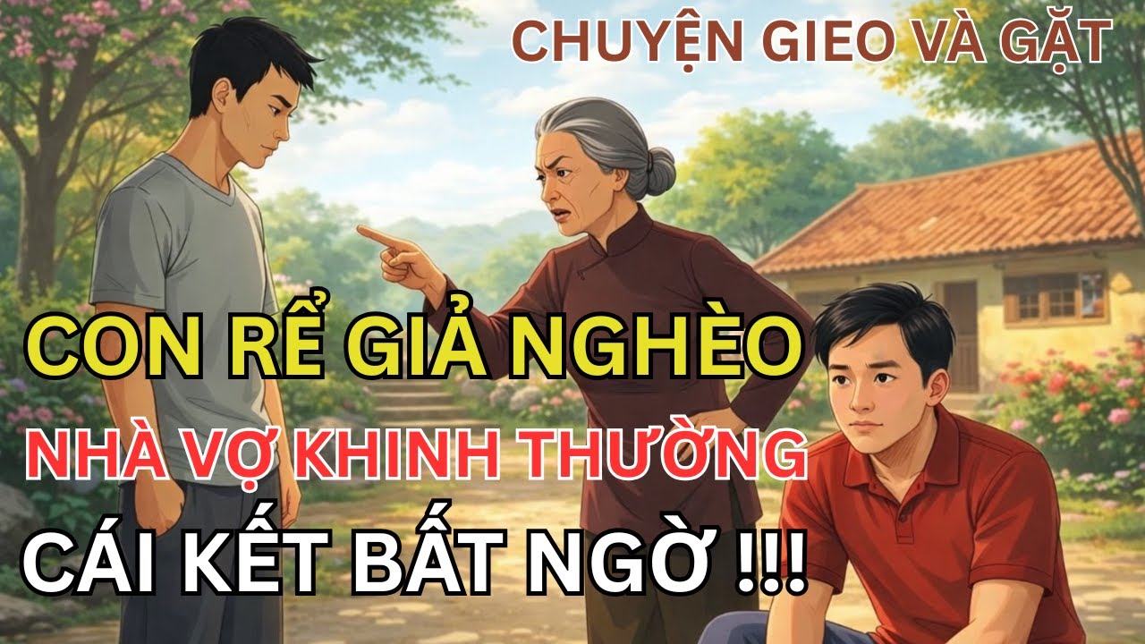 Câu Chuyện Nhân Quả   Chàng Rể Giả Nghèo, Ở Nhà Nấu Cơm Rửa Bát, Thử Tâm Gia Đình Vợ