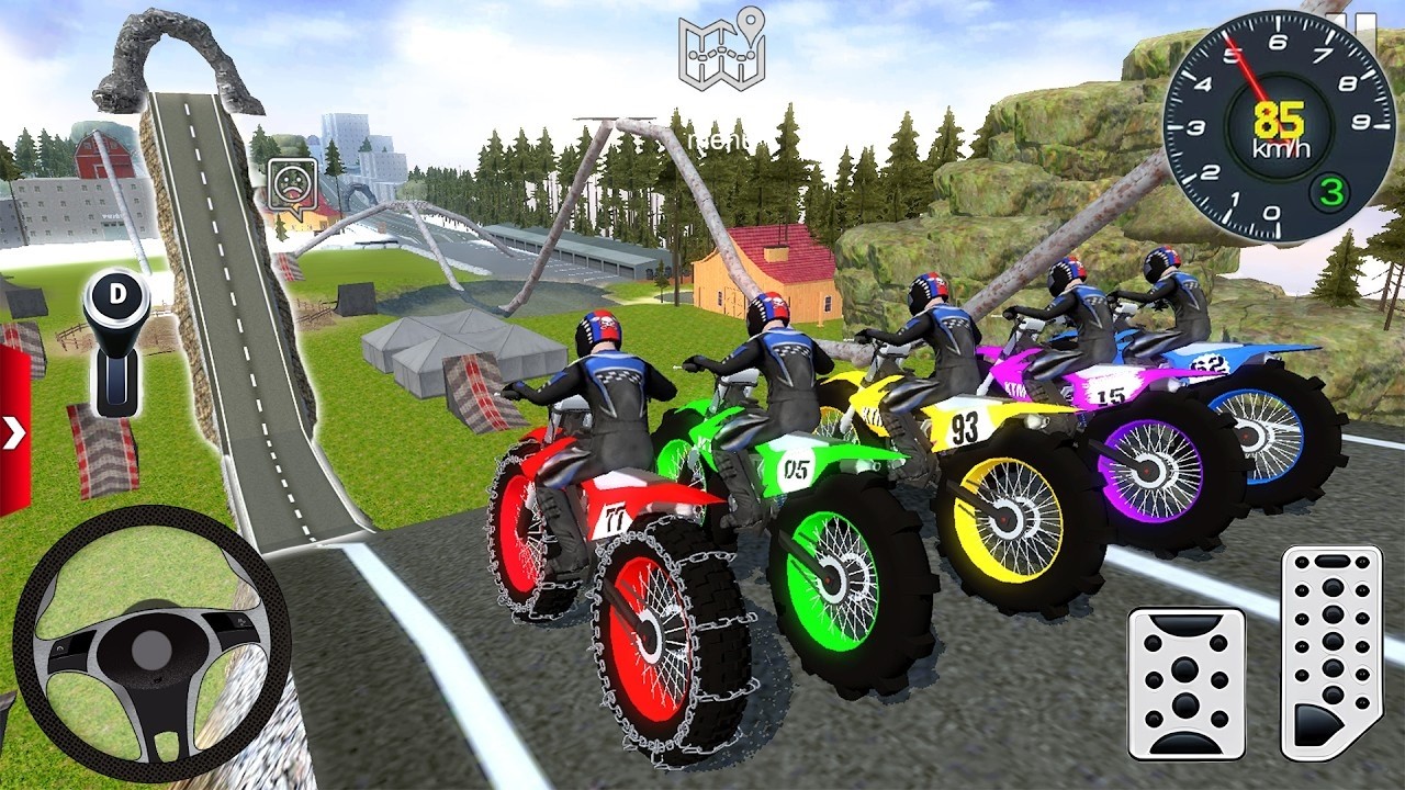 Impossible Motocross Dirt Bike Stunt Racer - Off-Road Racing Simulator 3D - Android GamePlay