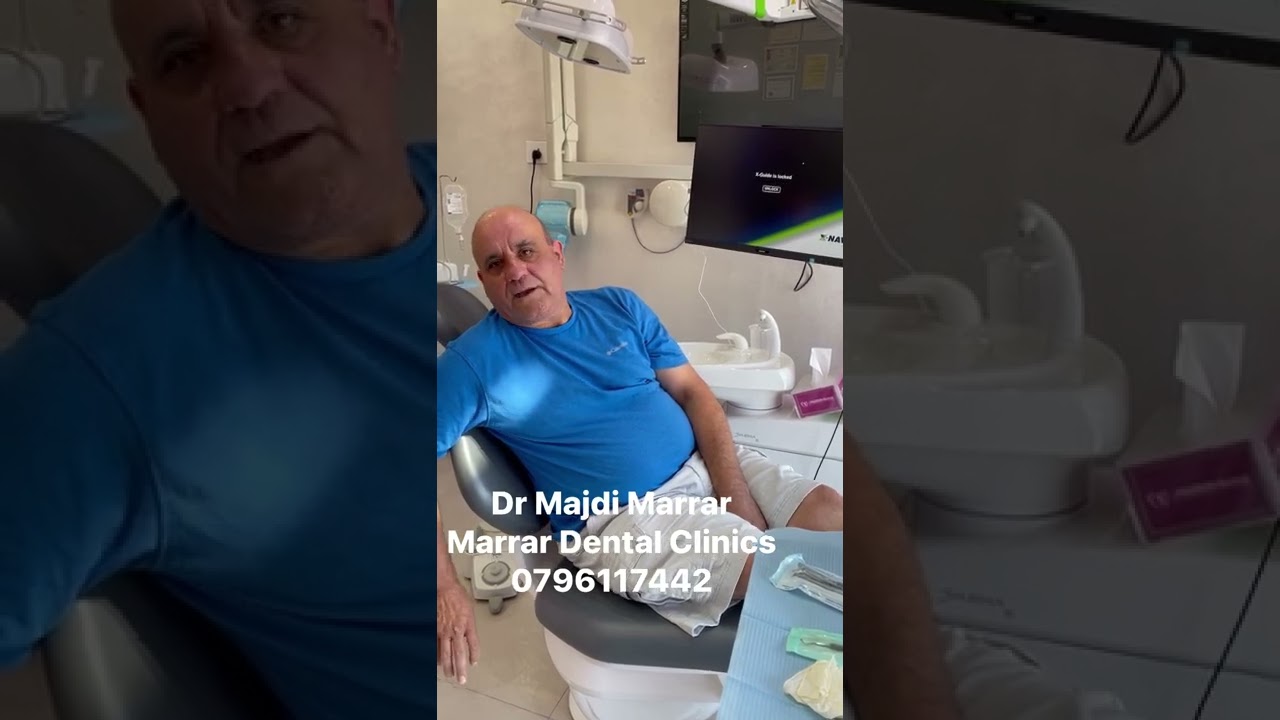 نتائج زراعة الاسنان بالتقنية الحديثة 3D الدكتور مجدي مرار Dr Majdi Marrar clinics dental implants