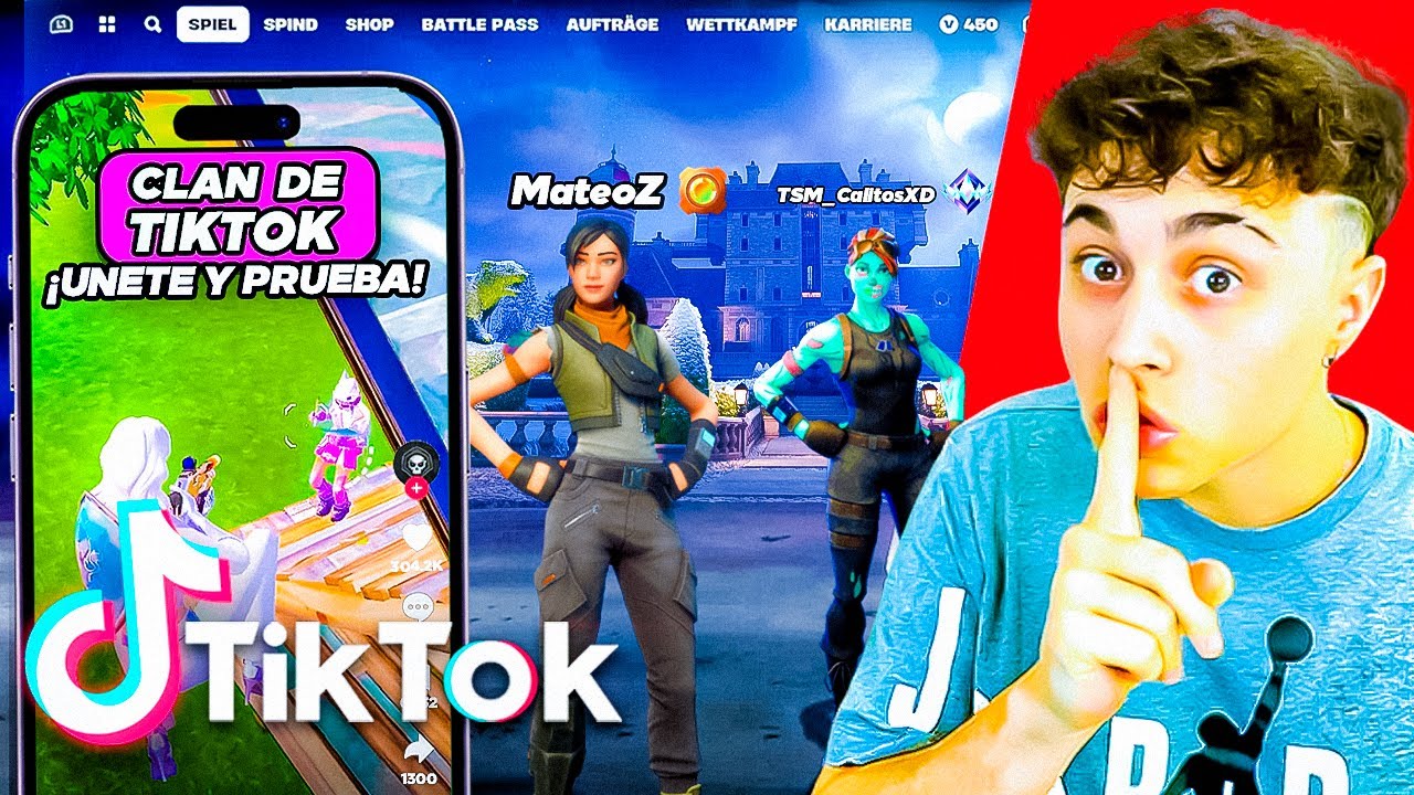 HICE LAS PRUEBAS PARA UN CLAN TÓXICO DE FORTNITE *CARRILEO AL LÍDER*