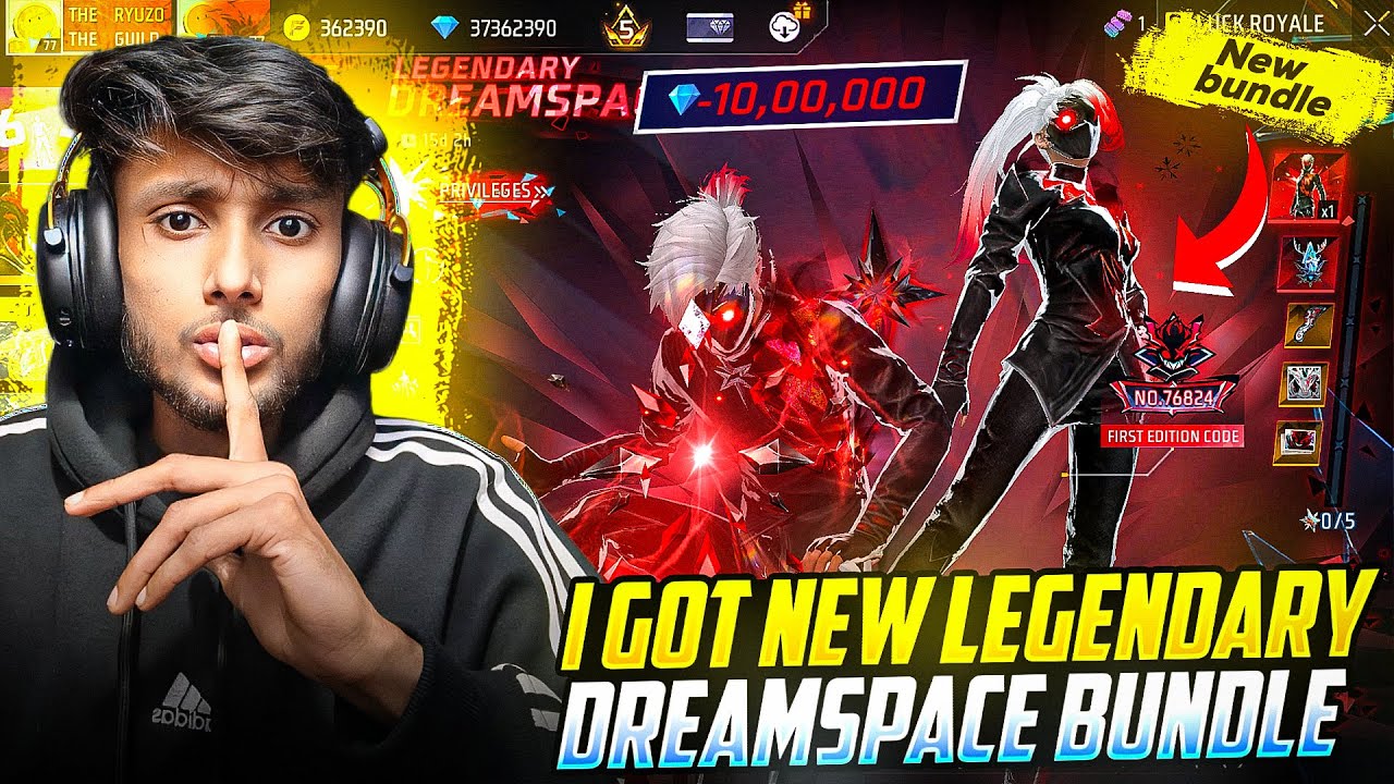 NOOB  Got LEGENDARY DREAMSPACE&nbsp;BUNDLE  😱 || THE RYUZO  - Garena Free Fire