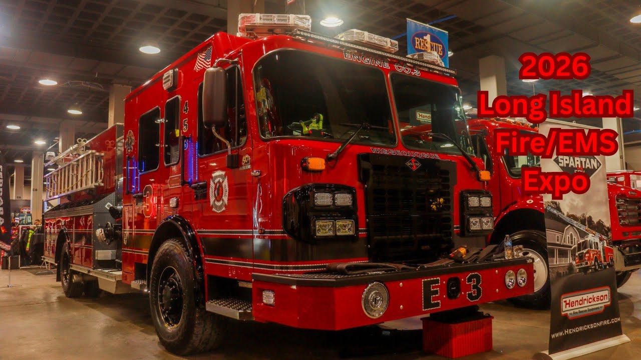 The 2026 Long Island Fire/EMS Expo At Nassau Coliseum: New Trucks, Tools, Demos, & More • 01/30/2026