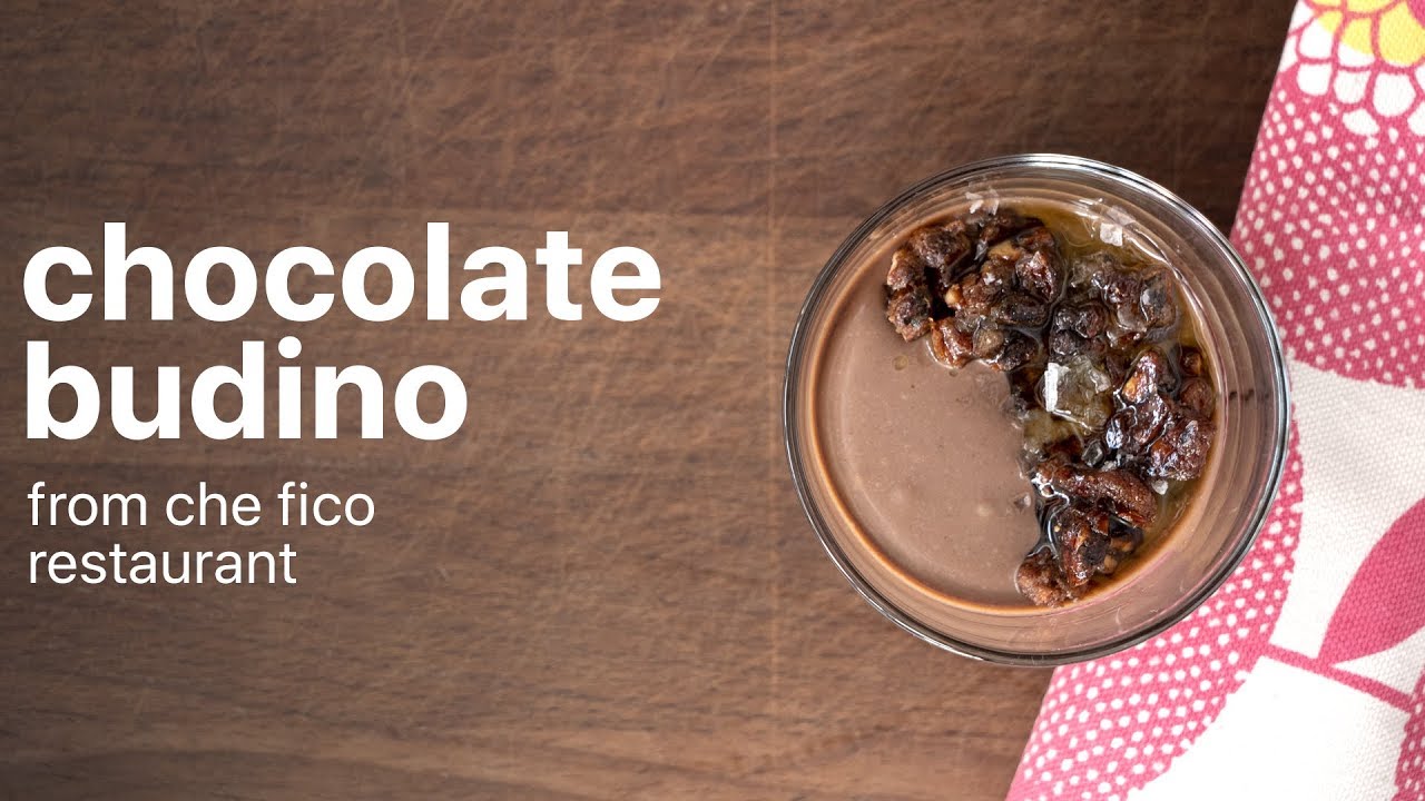CHOCOLATE BUDINO from Che Fico | Bon Appétit Best New Restaurants