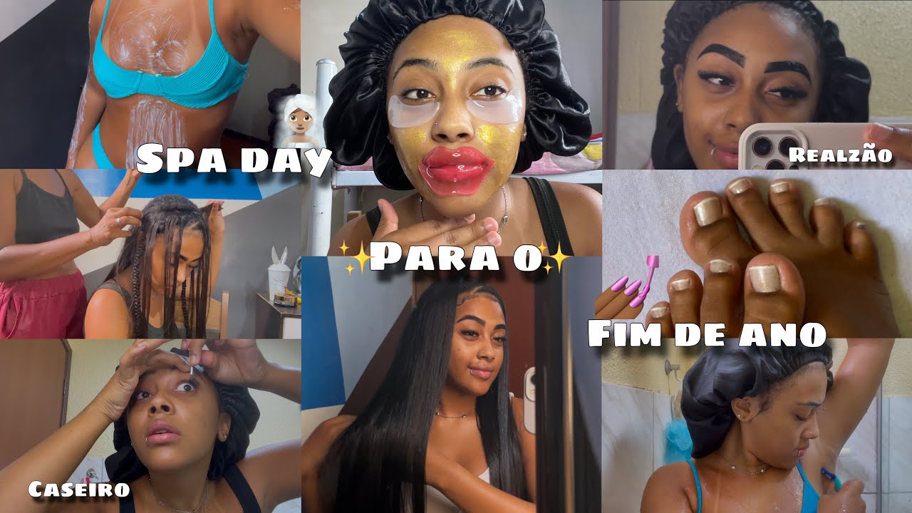Último spa day do ano 💅🏾🧖🏽‍♀️ - alinhamento para o fim de ano | unhas, sobrancelhas, cílios, cabelo…