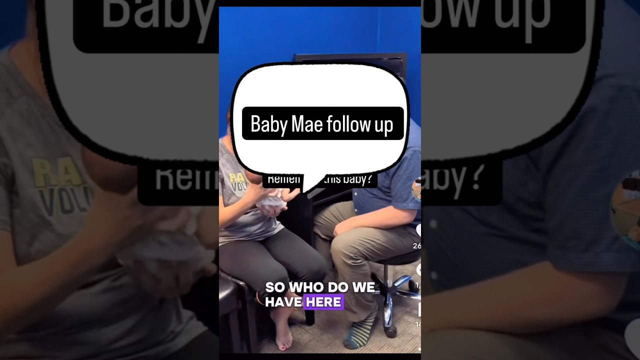Baby Mae- Deemed failure to thrive pt 2 #Pediatricchiropractor#Babies#chirocare #shorts