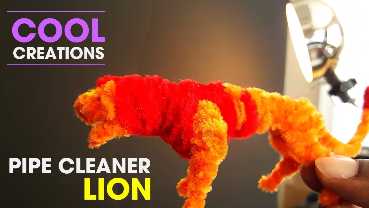 How To Create Your Own Pipe Cleaner Lion ~ Fun Craft DIY