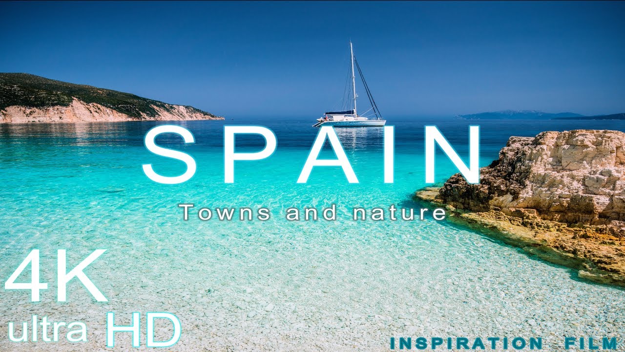 4K Spain🩵🌊 | The Best Towns and Nature | Relaxing Music | Inspiration Film | 4K Ultra HD