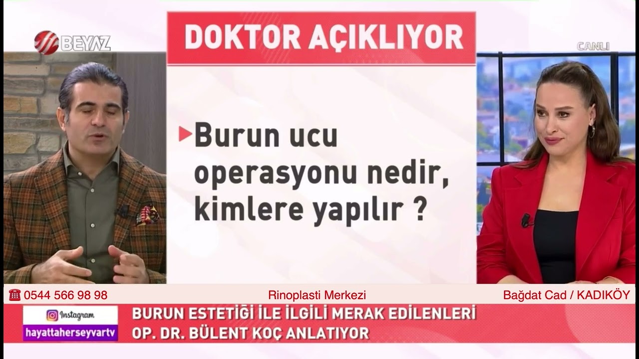 Ameliyatsız burun ucu askılama
