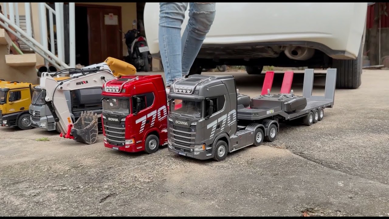 Dump Trailer Scania 770 Action Transportation Dump Truck