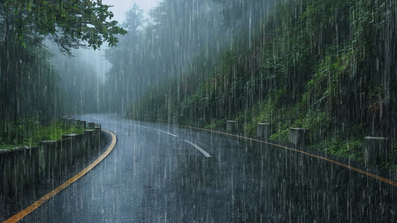 Heavy Jungle Rain | Rain Noises for Sleep to Relax Your Mind & Deep Sleep in 5 Minutes