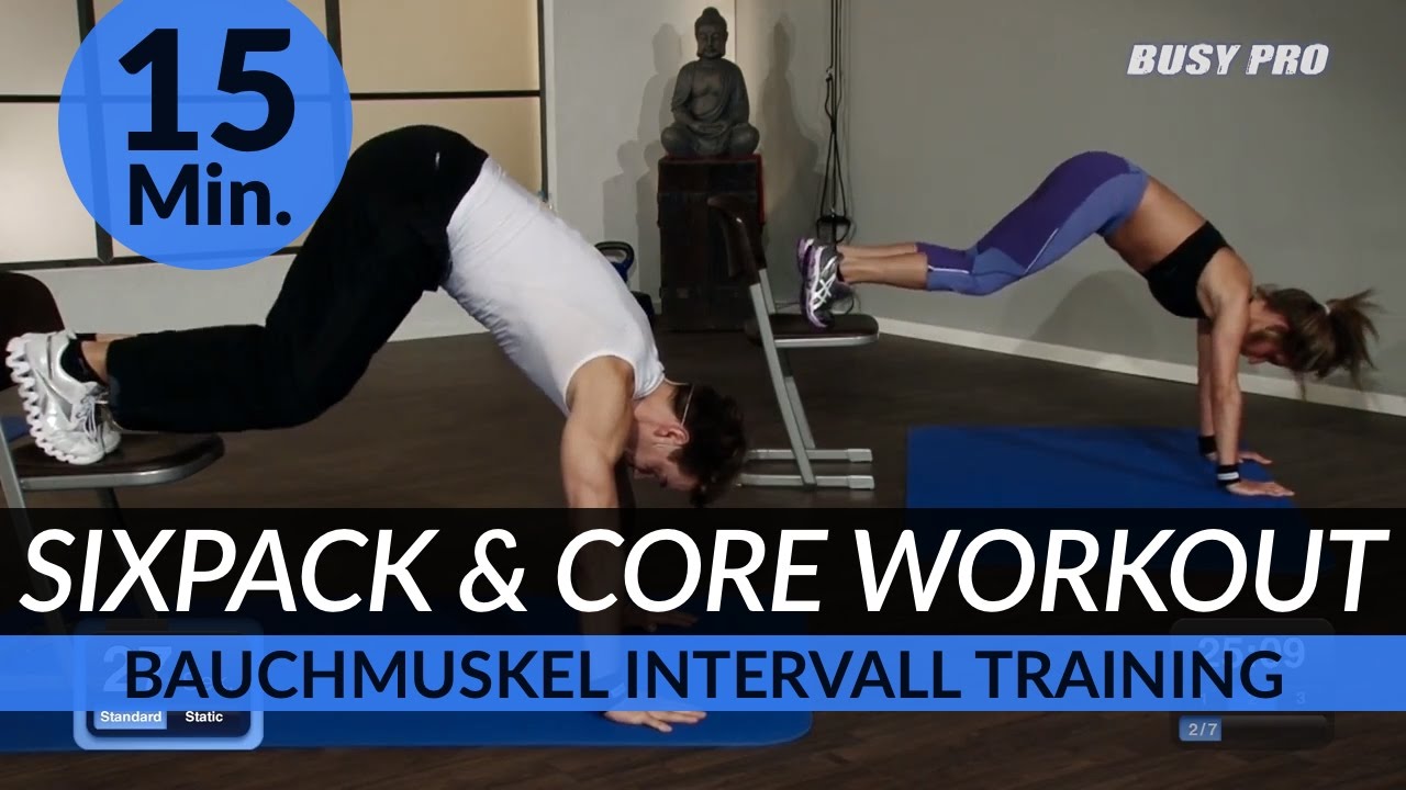 15 Min. Sixpack, Abs, Oblique, Core & Bauchmuskel Workout I Best results by Dr. Daniel Gärtner ©