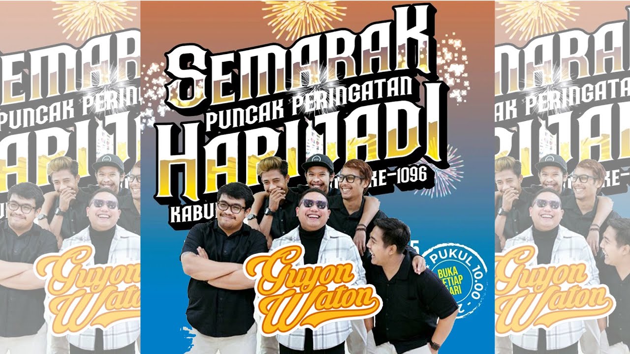 GUYON WATON SEMARAK PUNCAK PERINGATAN HARI JADI KABUPATEN PASURUAN KE - 1096