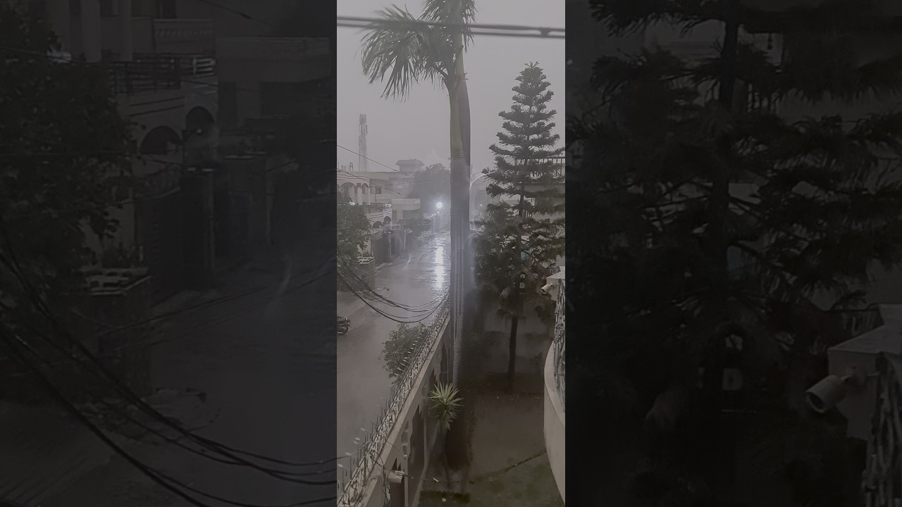 heavy rain in gujrat pakistan #pakistan #gujrat #heavyrain #rain #shortsfeed #shorts