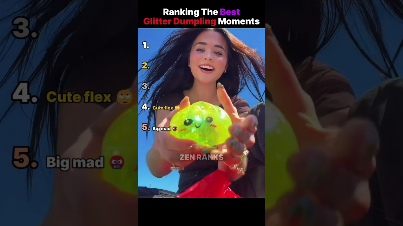 Ranking The Best Glitter Dumpling Unboxing  🥟🤔 #shorts #squishy