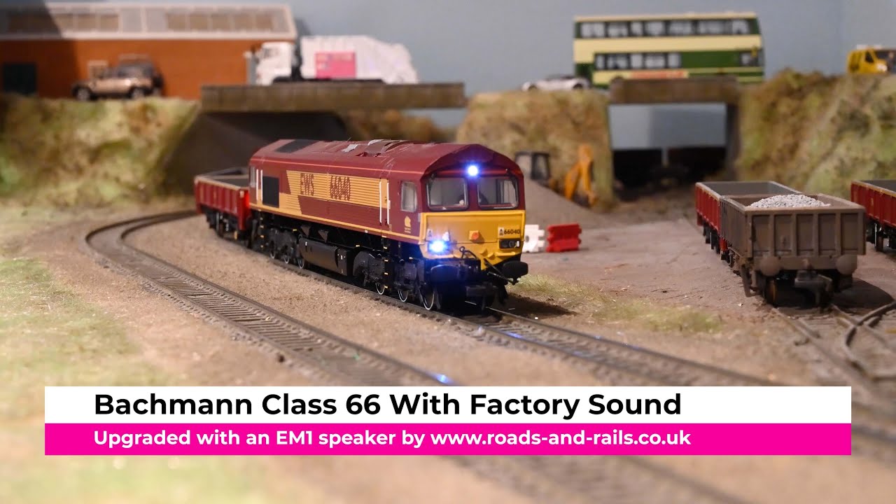 Bachmann Class 66, Factory Fitted Loksound Select With An EM1 Speaker
