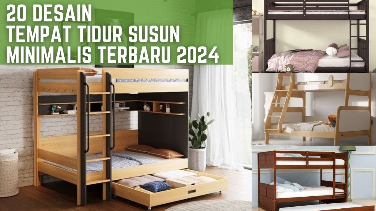 Tempat Tidur Susun dengan Desain Unik Kekinian
