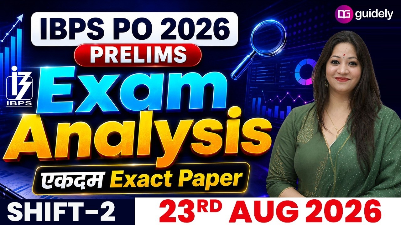 IBPS PO Prelims 2026 Exam Analysis | 23 August Shift 2 | Exact Paper Analysis | Yashi Ma&rsquo;am