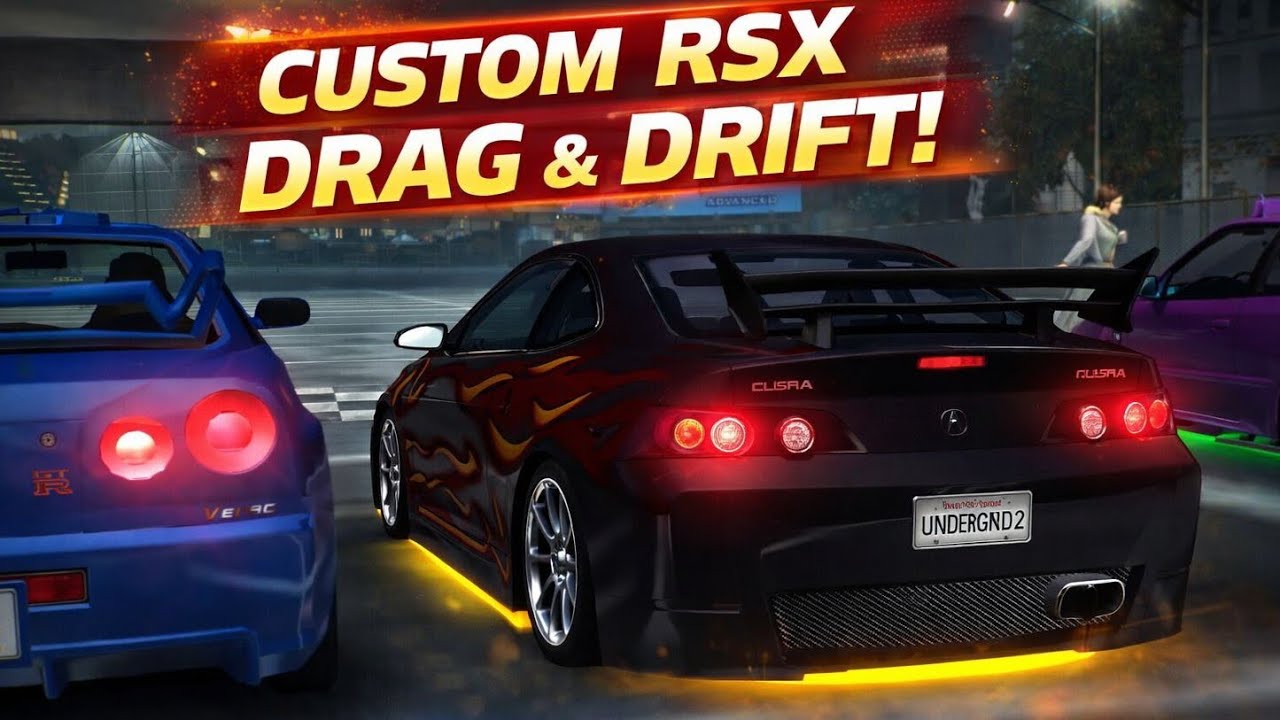 Buying Acura RSX + Custom Build! Drag & Drift Test – NFS Underground 2 #8