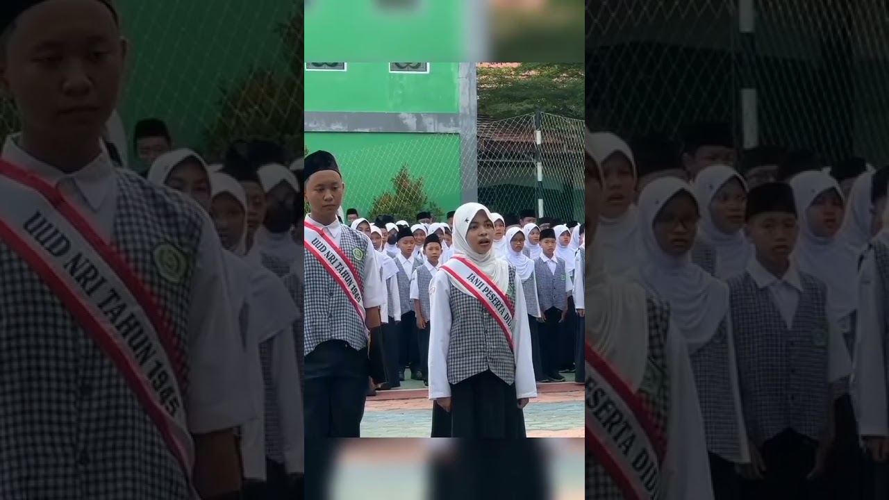 Upacara! Pengucapan Janji Siswa | madrasah maju mendunia