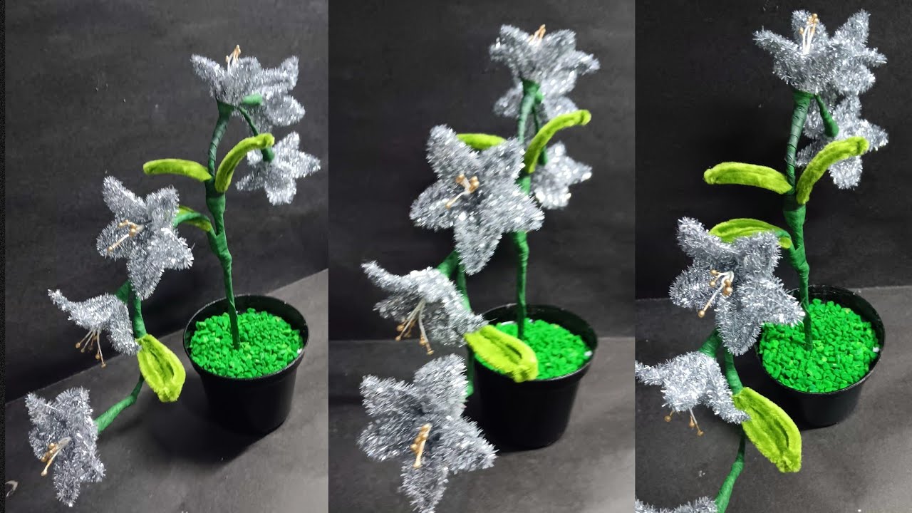 DIY || MAKING A BEAUTIFUL FLOWERS USING PIPE CLEANER 