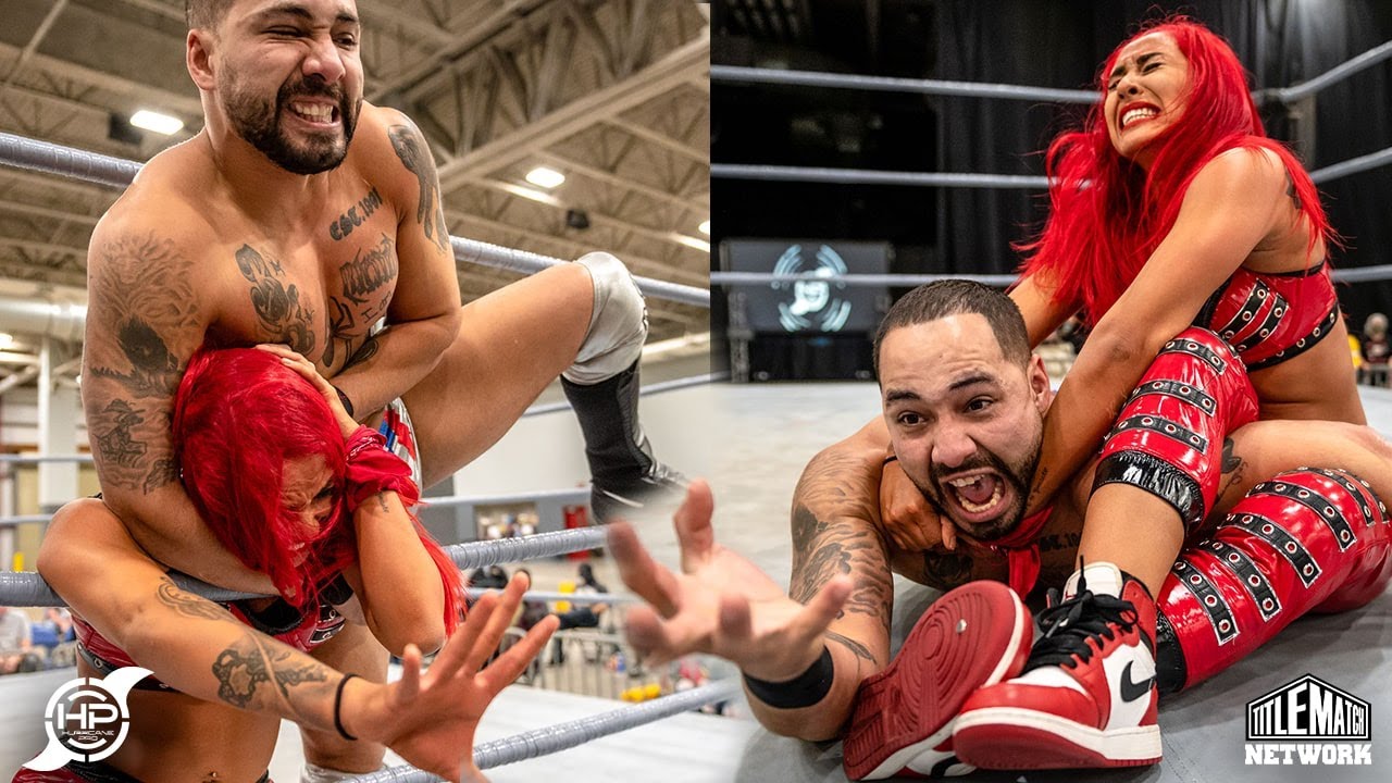 Miranda Alize vs Danny Limelight (Intergender Wrestling) Hurricane Pro - Title Match Network