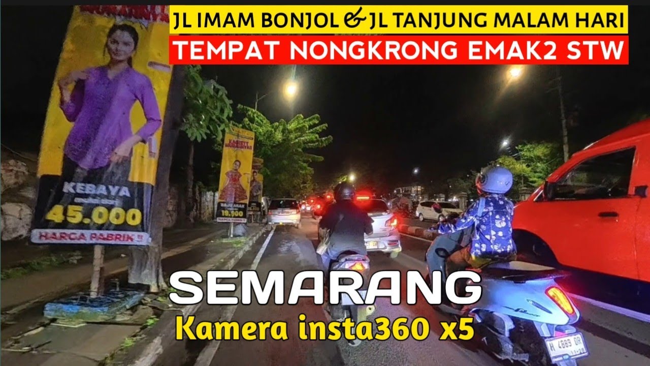𝗦𝗘𝗠𝗔𝗥𝗔𝗡𝗚❗Jalan sekitar stasiun Poncol banyak abg & emak2 matic. 
