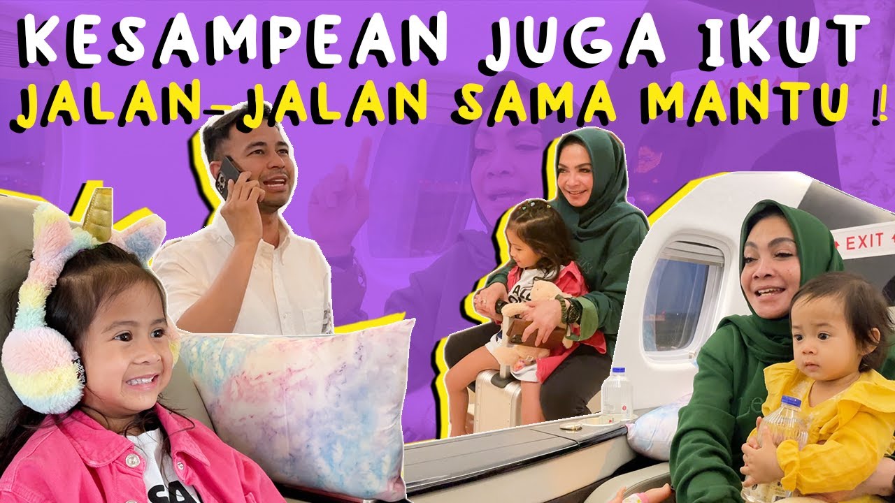 MAMA RIETA DAN DUO CUCU CANTIK HAPPY BANGET KESAMPEAN JALAN SAMA PAPA RAFFI @Rans Entertainment