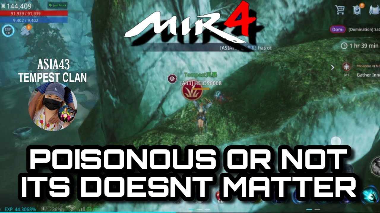 MIR4 POISONOUS OR NOT, IT DOESN'T MATTER (DOMINATION AREA)