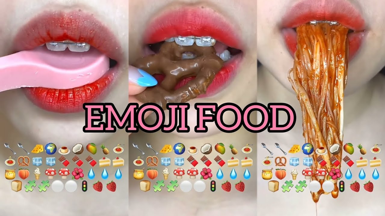 #asmr : kumpulan videomakan sesuai emoji CR BY:@closerfood