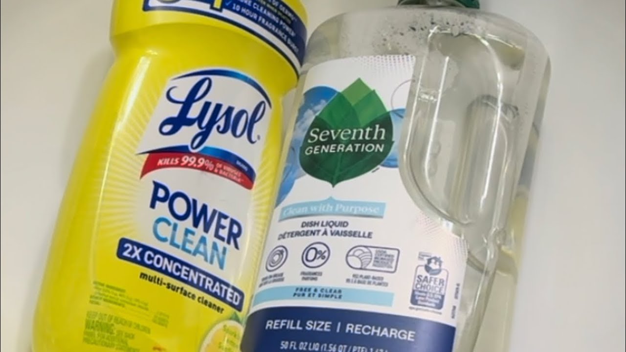 LYSOL GLUE ALT FORMULA & LEMON COMET + SAVE & H2O RINSE 