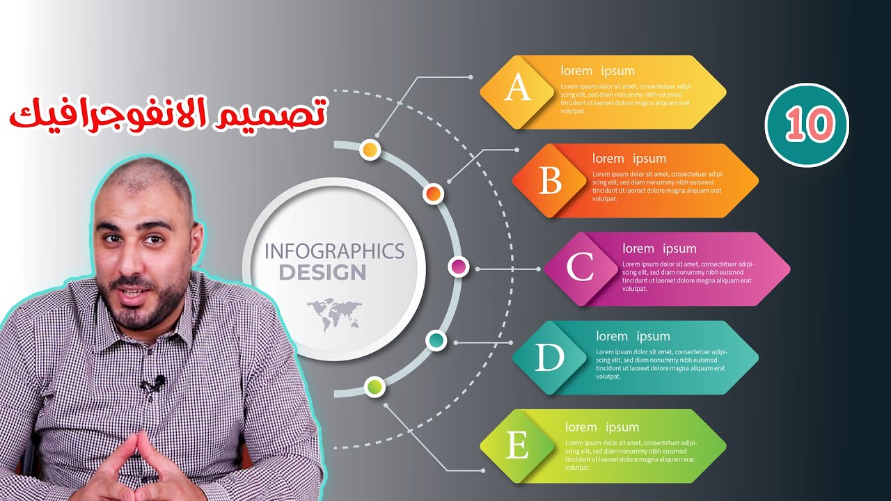 ادوبي اليستراتور للمبتدئين من الصفر|تصميم الانفوجرافيكAlign&Distribute| Adobe Illustrator CC 2020#10