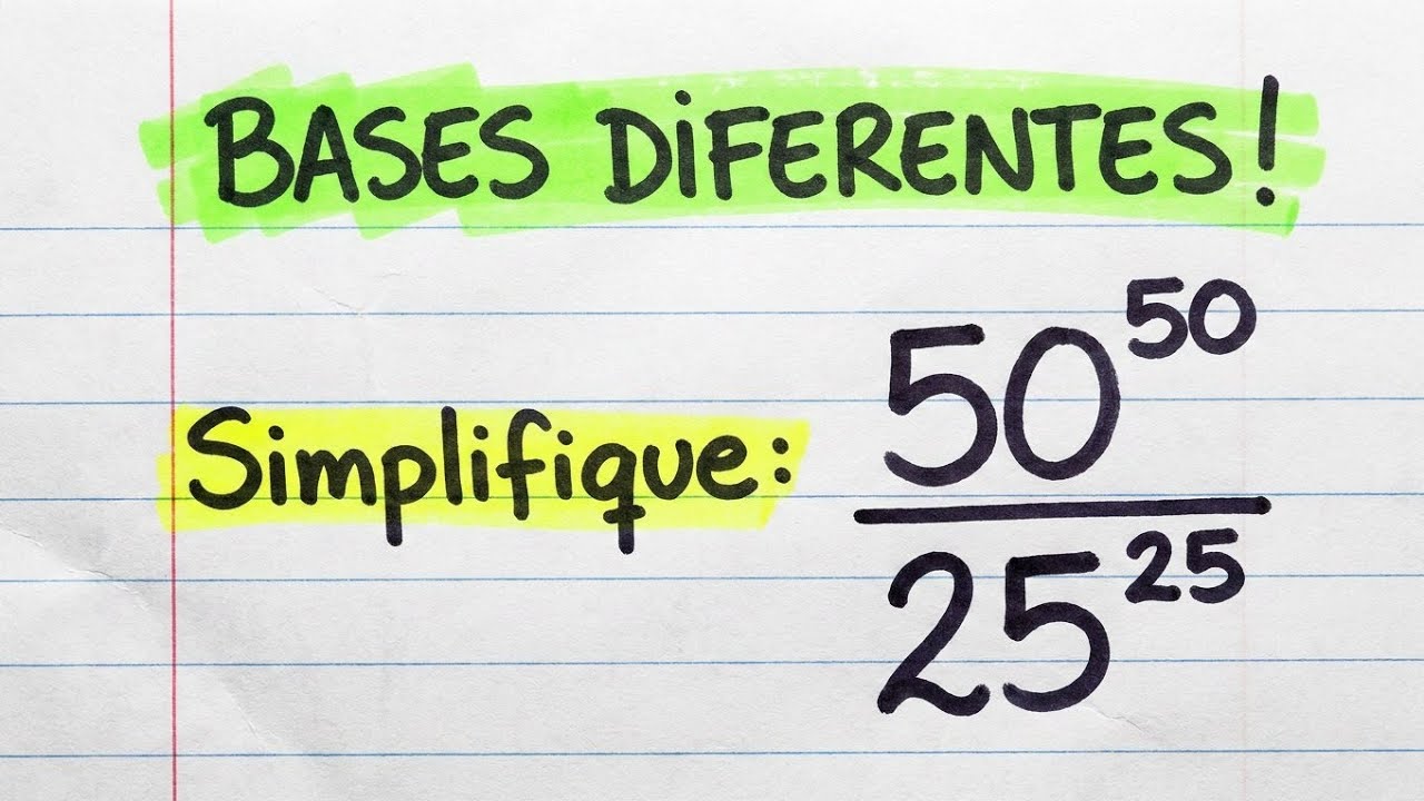Divisão de Potências de Bases Diferentes! Usando as Propriedades