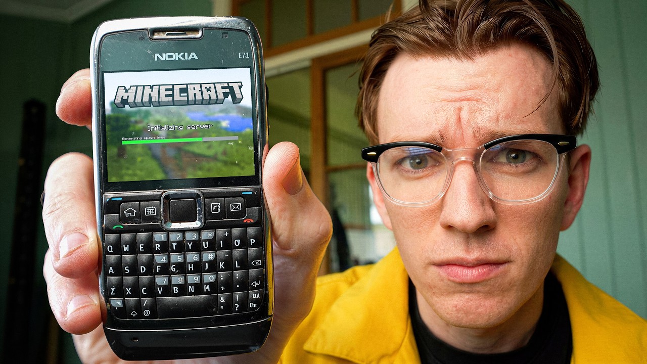 Потянет ли этот 18-летний Nokia Minecraft?